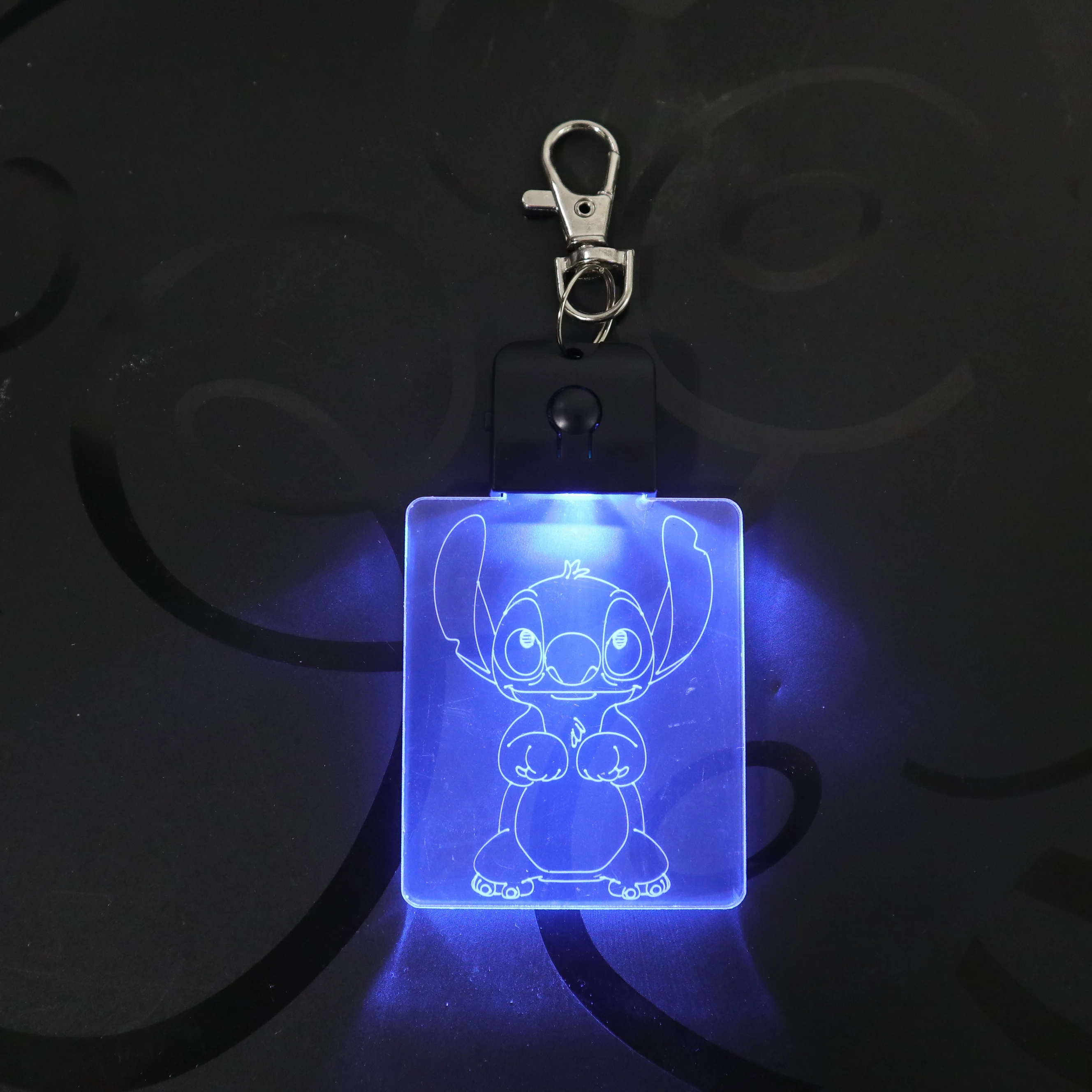 

Stitch Keychain Cartoon 3D Arylic Night Light LED Magical Table Lamp Lighting Colors Decoration Gift Dropshipping