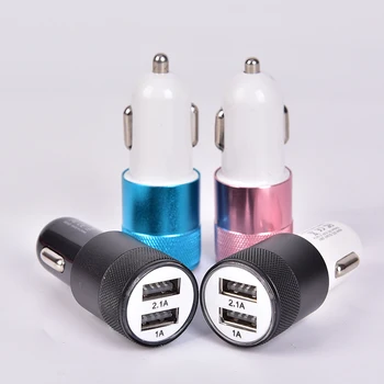 Special Offers 1pc Universal Dual USB Car Charger Adapter Intelligent Charging Car-Chargers muti-color Metal Auto Electrical System Accessories Special Offers 1pc Universal Dual USB Car Charger Adapter Intelligent Charging Car-Chargers muti-color Metal Auto Electrical System Accessories