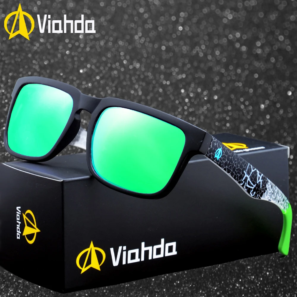 

VIAHDA Classic Polarized Sunglasses Men Driving Square Sun Glasses for Men Eyewear Male Oculos