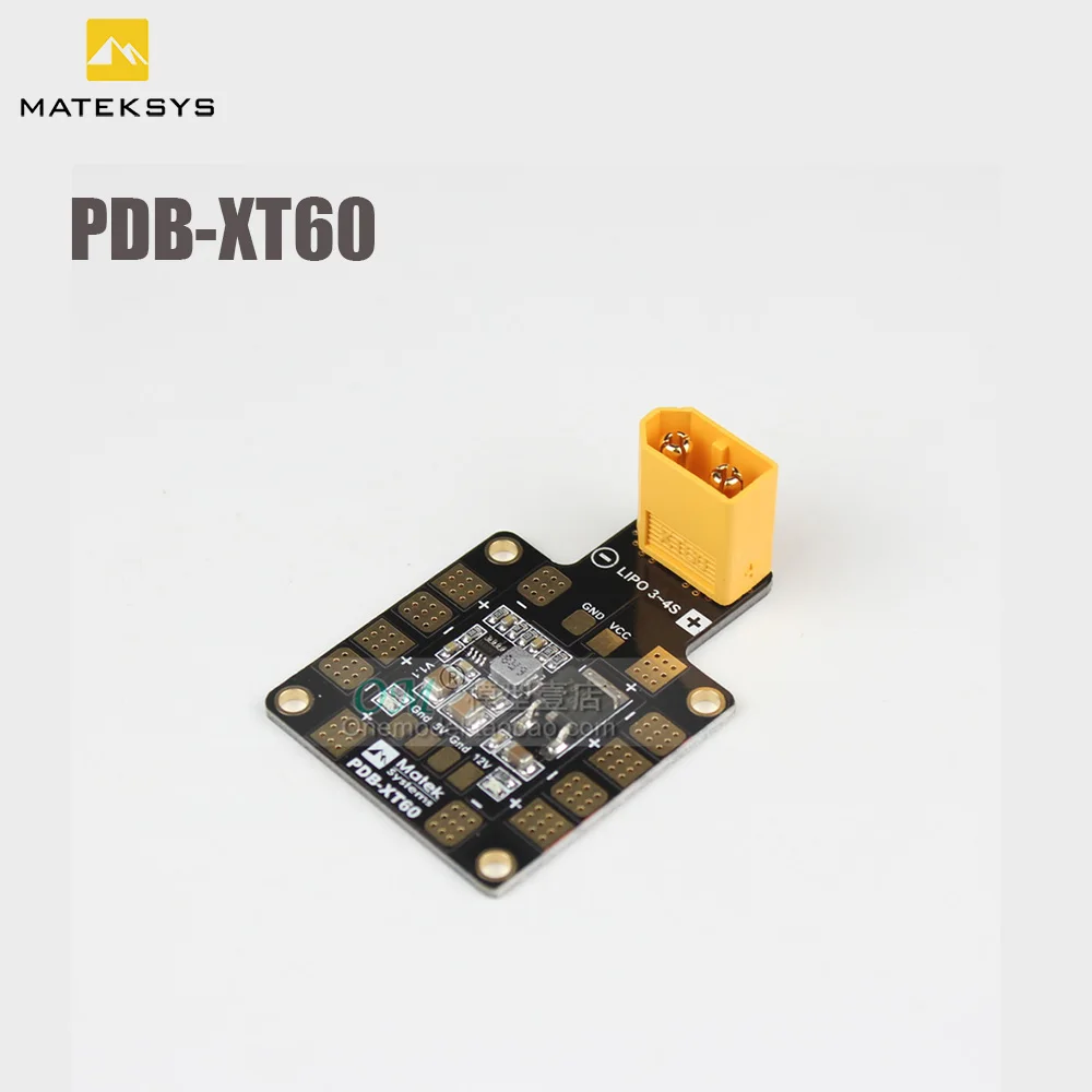 

Matek Systems PDB XT60 W/ BEC 5V & 12V 2oz Copper For RC Helicopter FPV Quadcopter Muliticopter Drone Power Distribution Board