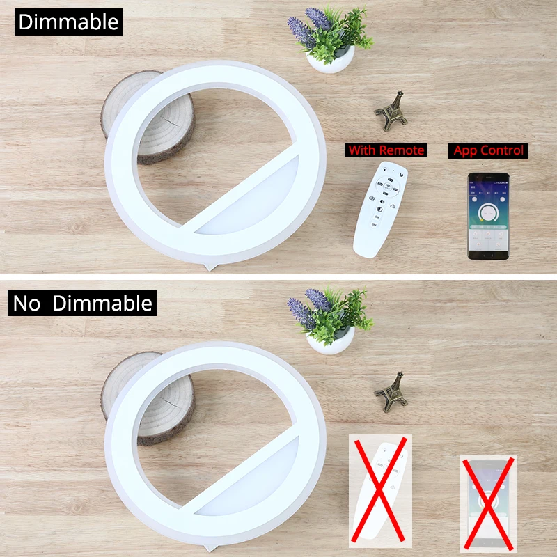 LED Wall Lamp Dimmable Modern for Bedroom Living Room Wall Light Flower And Tower Segment 2.4G RF Remote Control AC220V 29W
