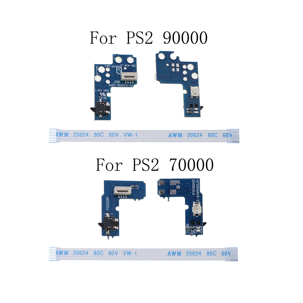 Jcd 1Pcs Power Switch Board Line Per Ps2 70000/90000 Power On Off Board Reset Switch Board Per Modello Di Cavo Ps2