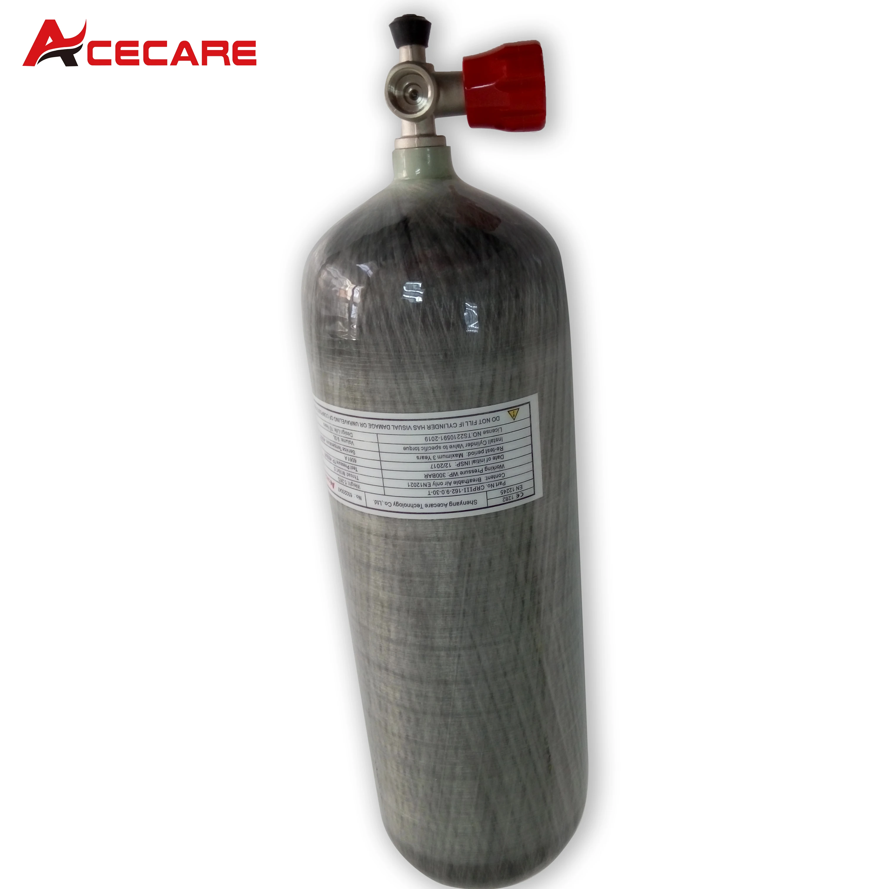 AC10911 бак для Paintbal 9L CE 4500psi газовый баллон из углеродного волокна подводного