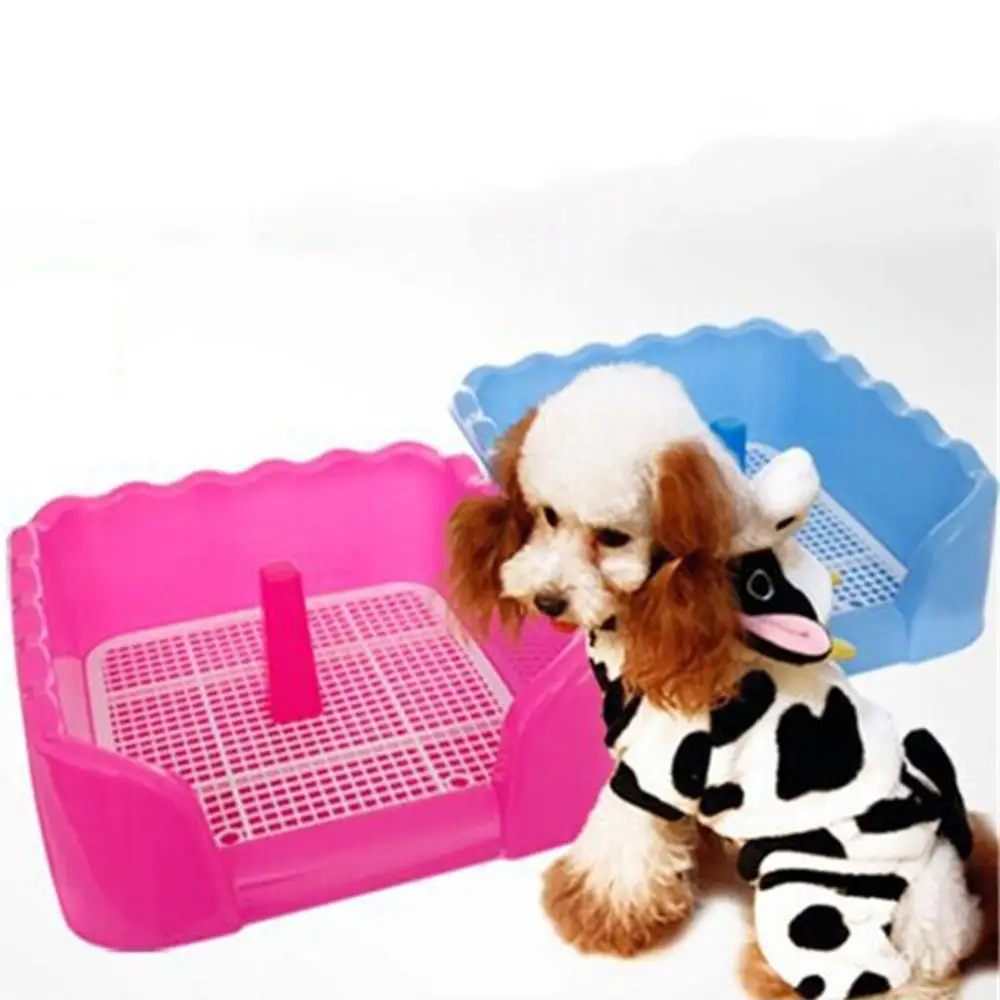 Cat Litter Box with Tray Mat Plastic Pet Cat Rabbit Pee Toilet for Cats Sifting Cat Litter Box Pee Pad Tray Pet Trainer Cleaning