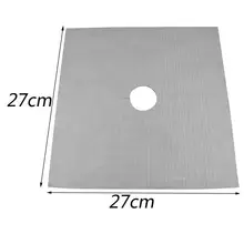Многоразовые алюминиевые фольги 4 шт./лот газовые протекторы для плиты Крышка для мытья в посудомоечной машине WR