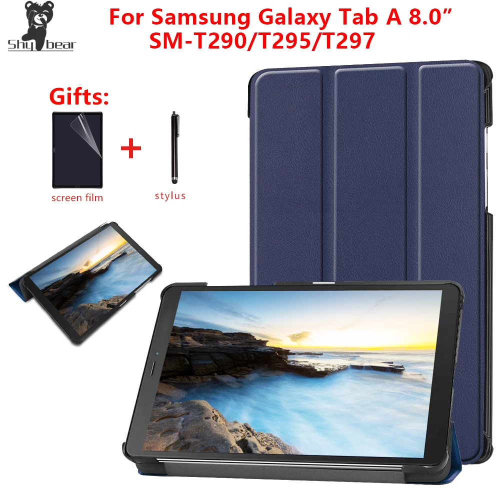 

Cover Case for Samsung Galaxy Tab A 8.0 2019 Folio Stand Cover Shell for Samsung Galaxy Tab A 8.0 SM-T290 T295 T297+ free gifts
