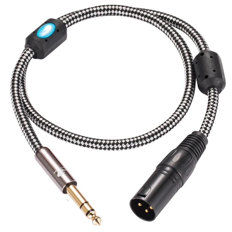 Hifi ũ ̺ ׷ 6.35mm XLR 3 ,   ͼ xlr 1/4 &TRS  뷱 ũ ̺ OFC 1M 2M 3M 5M 8M