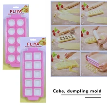 Multifunktions Kunststoff Ravioli Mould Knödel Cutter Knödel Maker Form Wrapper Presser Formen Kochen Pastry Cutter Gebäck Werkzeug