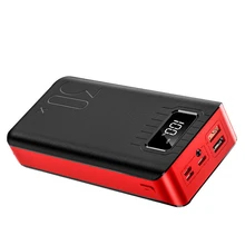 Bakeey 30000 мАч цифровой дисплей фонарик Быстрая Зарядка Внешний аккумулятор чехол для iPhone 8 Plus XS 11 Pro huawei P30 Pro mate 30 S10