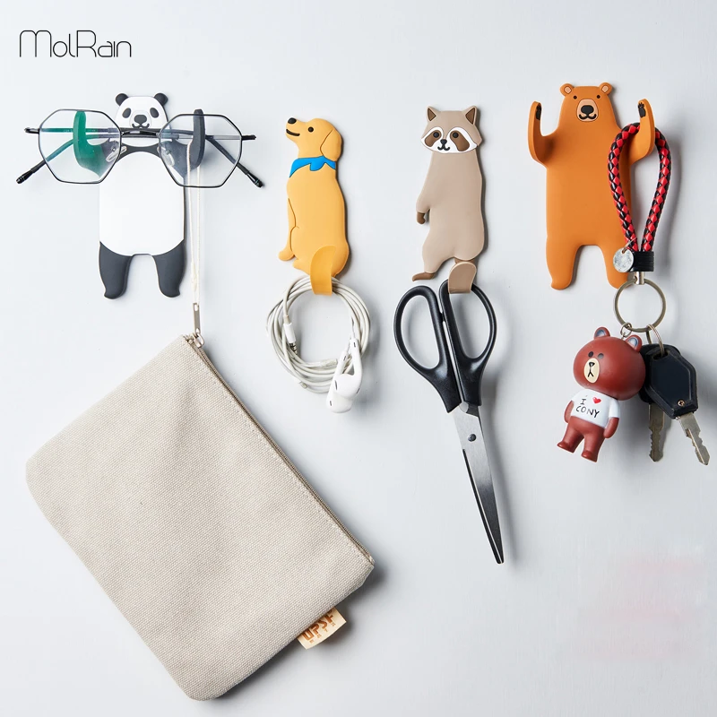 Wall Hanging Hook Adhesive Storage Hook Single Wall Holder Multi Purpose Hooks Self Adhesive Wall Mount Hooks For Home Decor Key Holding