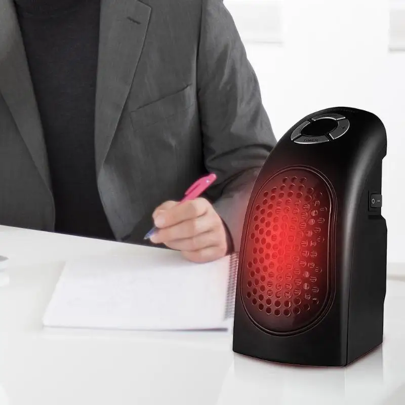 400W Портативный мини бытовой нагреватель 3-ступенчатый регулируемый таймер Электрический Вентилятор горячего воздуха личное пространство теплые домашние Приспособления