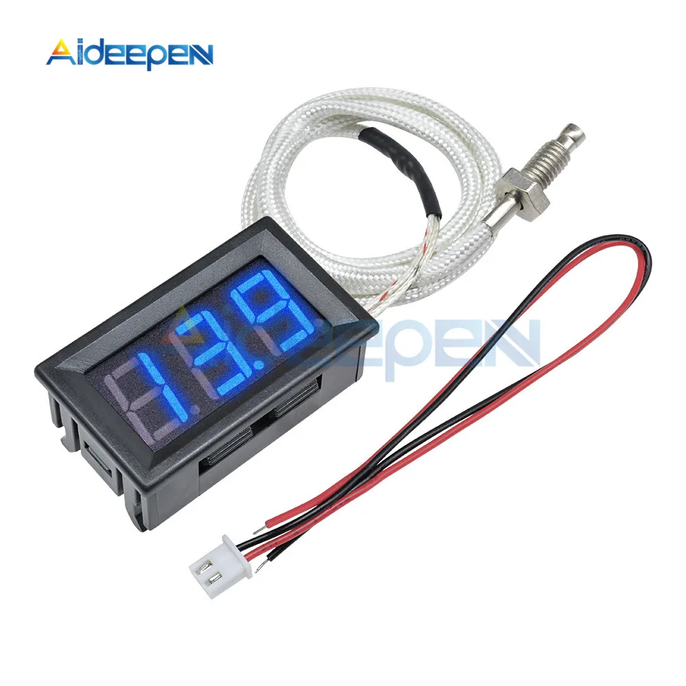 XH-B310 DC 12V светодиодный цифровой дисплей K-Тип термометр измеритель температуры M6