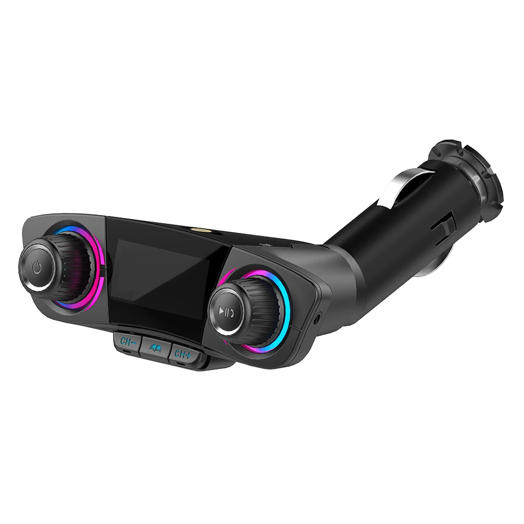 Quelima BT08 двойной головкой FM автомобильный Bluetooth mp3 большой экран дисплей
