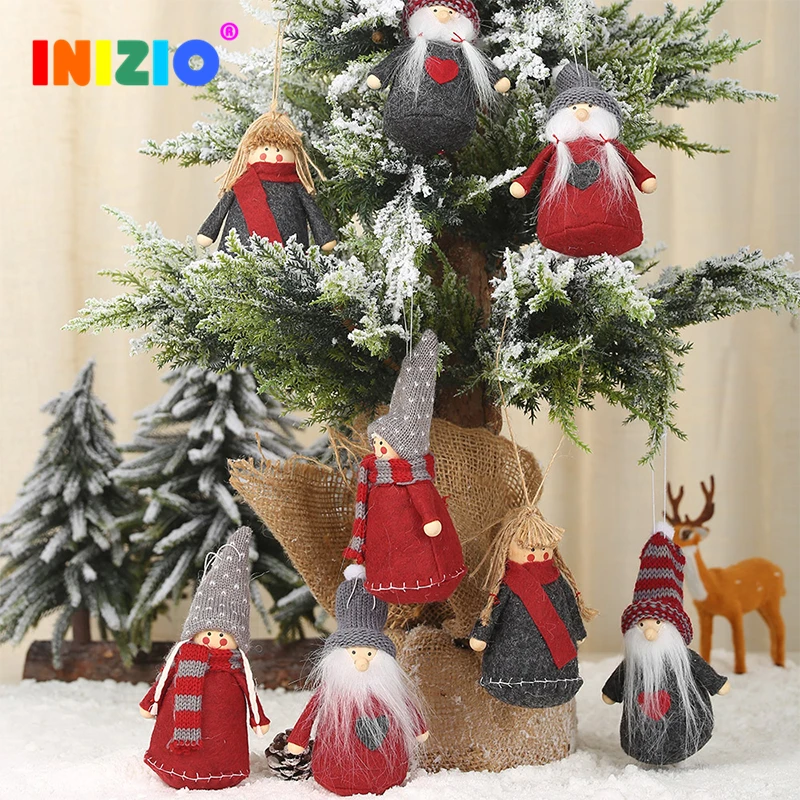 

2020 New Christmas Decoration Doll Pendant Doll Ornaments Christmas Tree Ornaments Long Beard Doll Ornaments