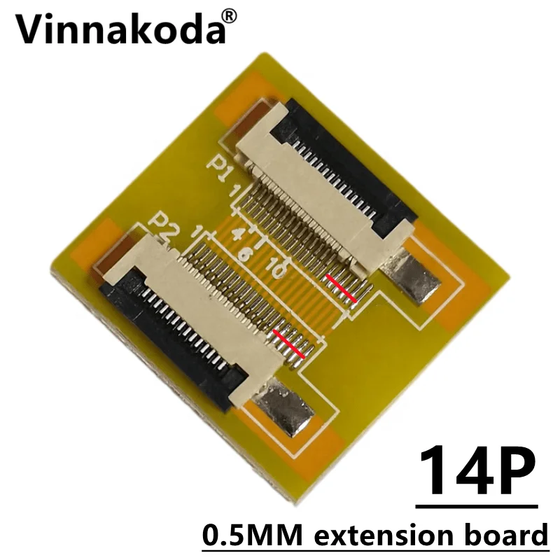 2PCS FFC/FPC extension board 0.5MM to 0.5MM 14P adapter board