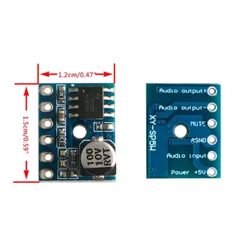 

XY-SP5W 5128 Digital Amplifier Board Class D 5W Mono Amplifier Module L41F