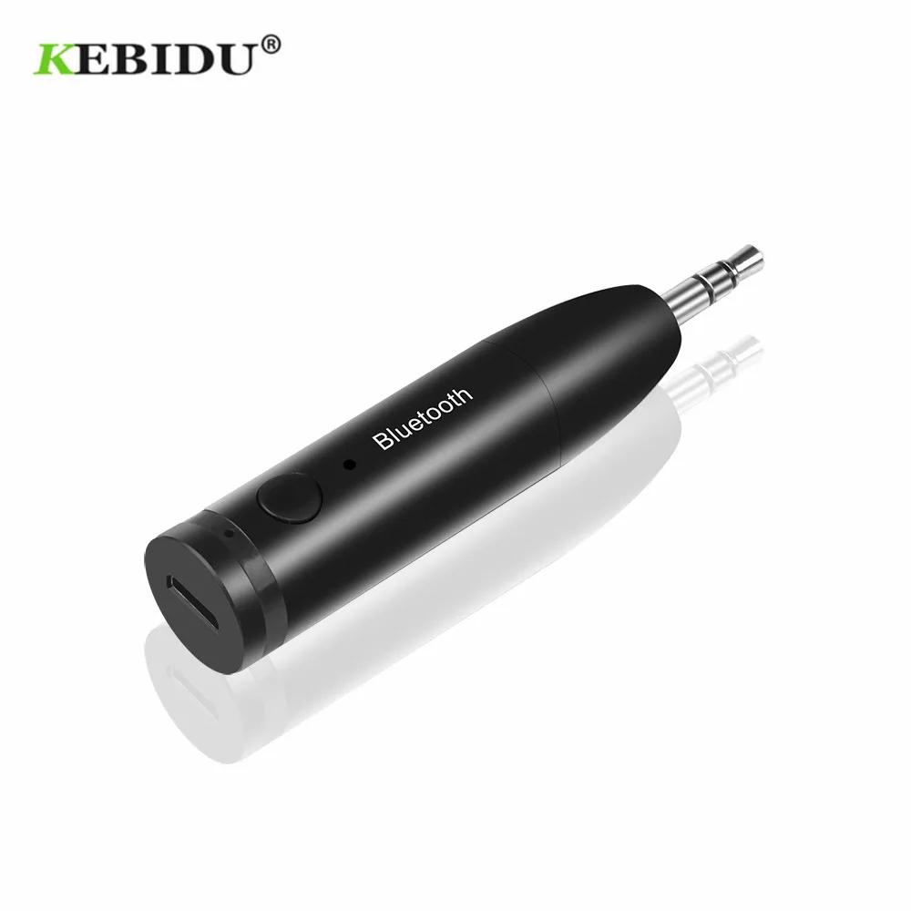 KEBIDU Mini 3,5 мм разъем Bluetooth автомобильный комплект Handsfree Музыка Аудио приемник адаптер авто Bluetooth 5,0 для автомобиля динамик наушники