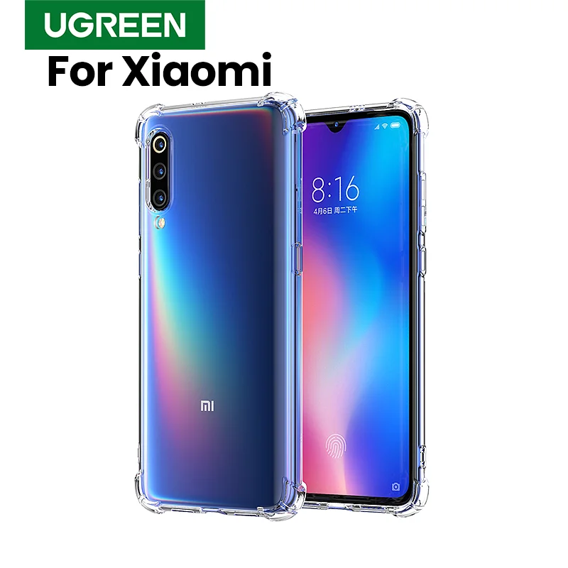 Ugreen Phone Case TPU Flexible Protective Funda For Redmi Note 7 Cover Xiaomi Mi 10 Pro 8 9 Half-Wrapped Fitted | Мобильные телефоны