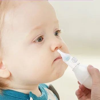 

Silicone Baby Nasal Aspirator Preventing Backflow Nose Care Manual Cleaner