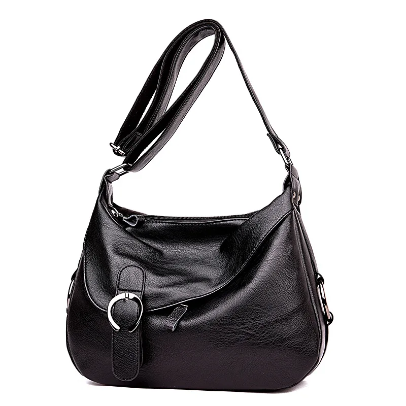 

Middle-aged Mommy Bag 2018 New Style NB Versatile Glorious Crossbody Bag Large Capacity Soft Leather Middle-aged Bag
