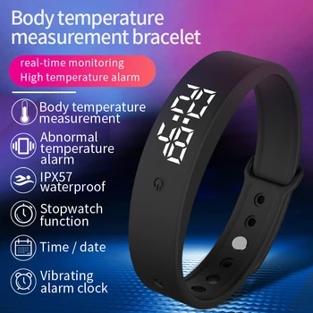 

Smart Watch Body Temperature Monitoring Fitness Watch Sports Smart Watch Men Women 2020 New
