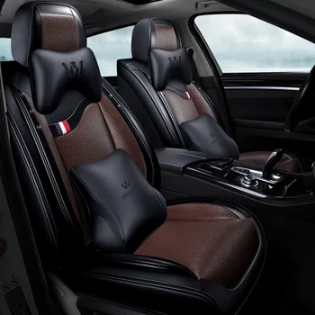 

Summer Ice Rattan Automobile Seat Cushion Geely Vision 2017 1.5L Manual Happiness Version Only Seat Cover All Edges Included Sea
