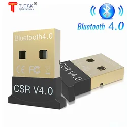 Adaptador de transmissor bluetooth 4.0, adaptador usb sem fio para computador bluetooth, receptor de áudio
