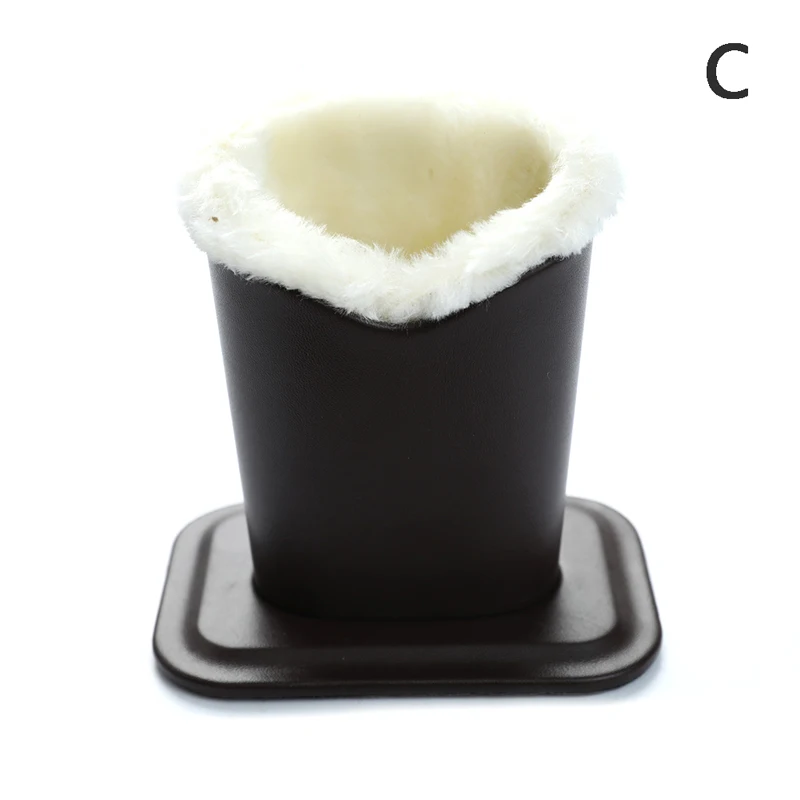 Porte-lunettes De Soleil En Cuir PU Avec Doublure Peluche - Pochette Protectrice Anti-rayures Pour Maison, Bureau, Voyage - Cadeau Pratique
