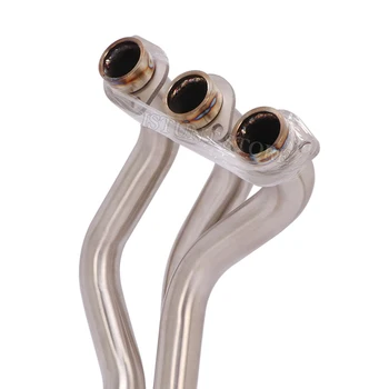 Slip On For YAMAHA MT-09 FZ-09 TRACER900 XSR900 MT09 Motorcycle Exhaust System Escape Modified Connecting Front Middle Link Pipe - - Racext 12