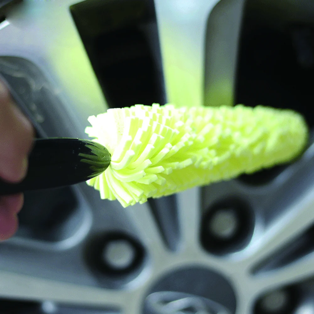 Губка щетка для чистки шин щетка колеса стальная щетка колокольчика многофункциональная щетка для чистки автомобиля