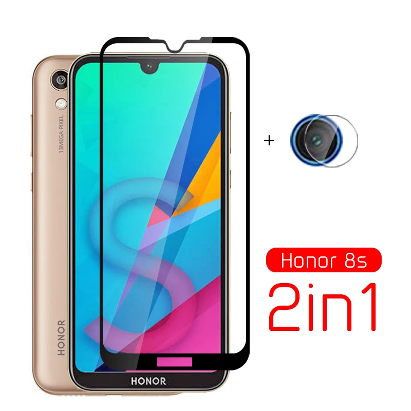 Защитное стекло для huawei honor 8 s 2 в 1 закаленное пленка s8 8s 5 71 | Мобильные телефоны и