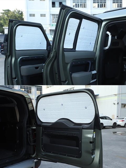 ランドローバー ディフェンダー110 サンシェード フロント&リアセット