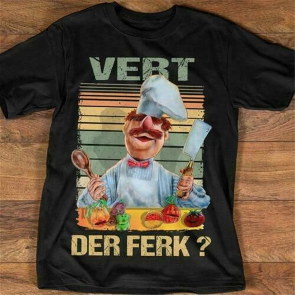 Шеф-повар верт дер ферк Винтажная Версия 2 Мужская футболка хлопок S-3Xl подарок