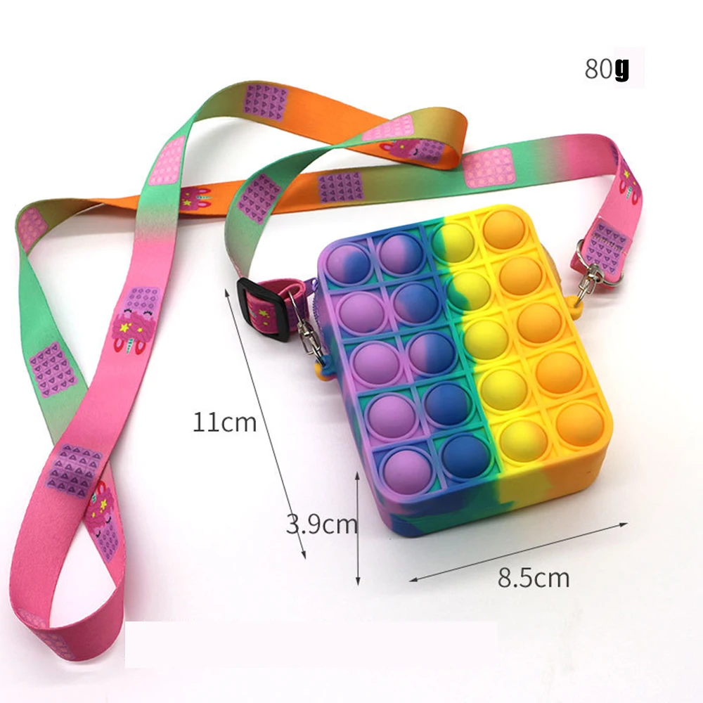 stress ball brain Big Size 2/3/40CM Rainbow Square Push Bubble Fidget Toys Children Adult Stress Relief Toy Antistress Squeeze Gift 20CM 30CM XXL pea popper fidget toy