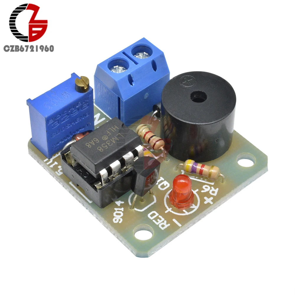 12V аккумулятор для хранения Батарея низкая Напряжение под Напряжение разрядке заряда звуковая сигнализация детектор зуммера резервная плата