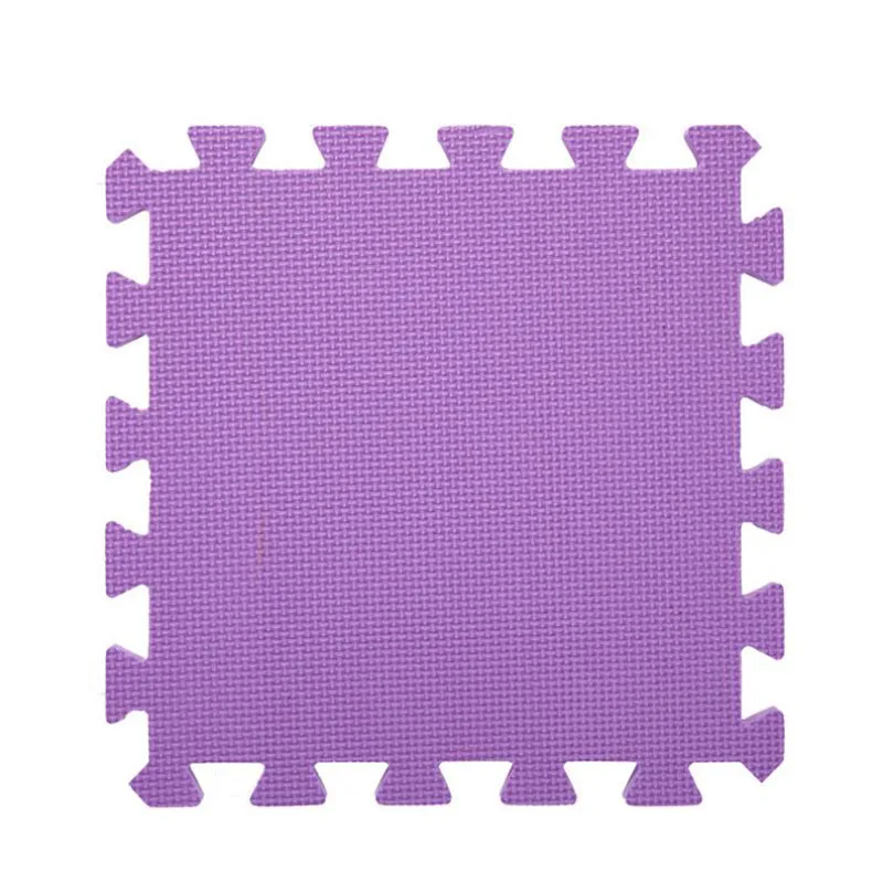 purple 30*30 см пенопластовый коврик Детский пазл ковер для гостиной детский ползающий Ковер Красочные интерлок упражнения игрушечные плитки коврик для игр - Цвет: purple