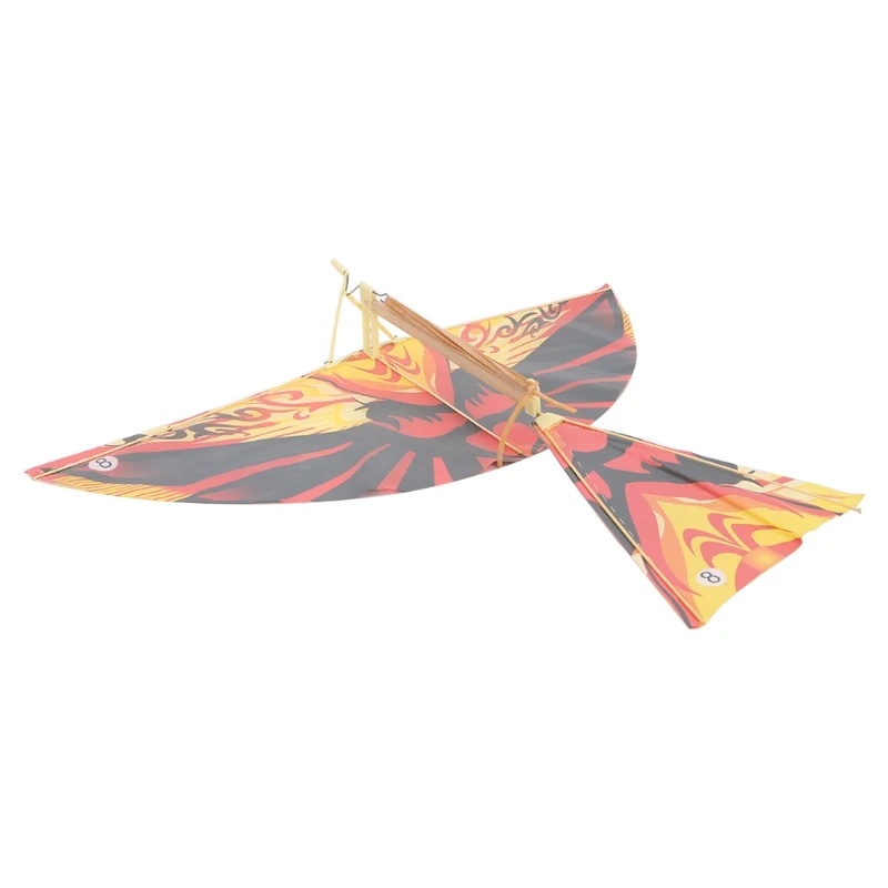 D7YD 10Pcs Elastic Rubber Band Powered Flying Birds Funny Kids Toy Gift Outdoor 5