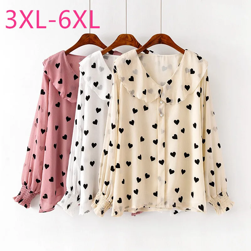 Блузка женская с V-образным вырезом Повседневная Свободная рубашка длинным