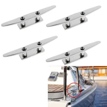 4 шт. лодка Док Веревка Зажим морской плоский верх зажим морской оборудование для лодки яхты каяк катер и т. Д. Лодка аксессуары морской