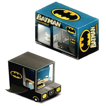 

DC BatMan Cubee Van Car Box Ornaments Folding Cut Mini Cute 3D Paper Model Papercraft DIY Kids Adult Handmade Craft Toys ER-003