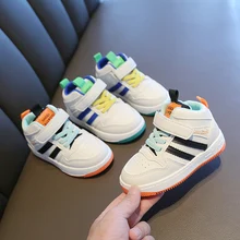 

Children's Shoes For Girls Kids Sneakers Baby Shoes Spring/Autumn Baby Boys Running Sports Shoes High-top Casual White Shoes