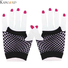 KANCOOLD для дам и девушек, детское короткое Сетчатое в стиле 80х, ажурные перчатки девичник праздничная одежда перчатки 1 пара, новинка, модные женские туфли с открытыми пальцами перчатки