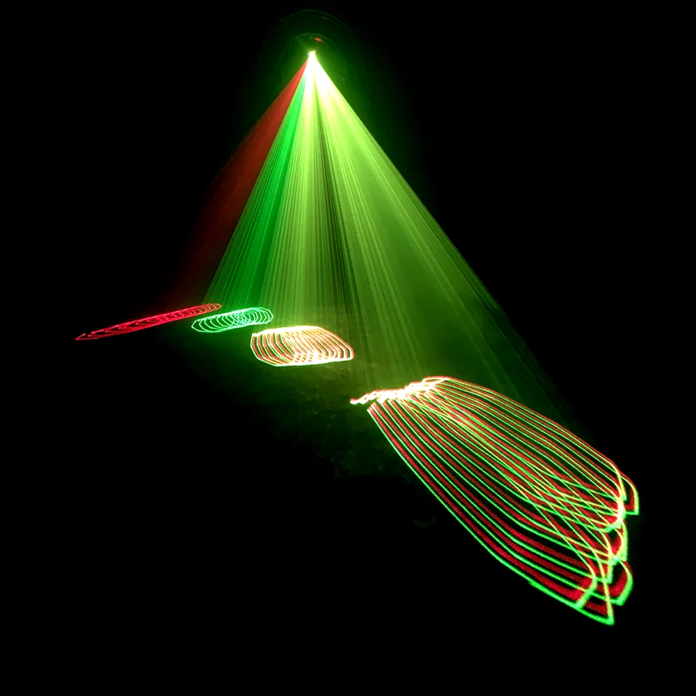 US $59.22 680mW RGB Color DMX Beam Projector Stage Sound Activated Scan Laser Music Light effect Disco DJ Home Party Scanner Lighting