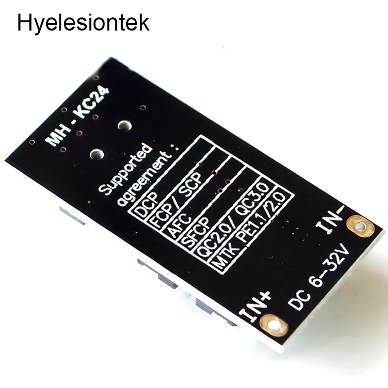DC понижающий преобразователь USB QC3.0 QC2.0 зарядный адаптер модуль 6 32 в для быстрого