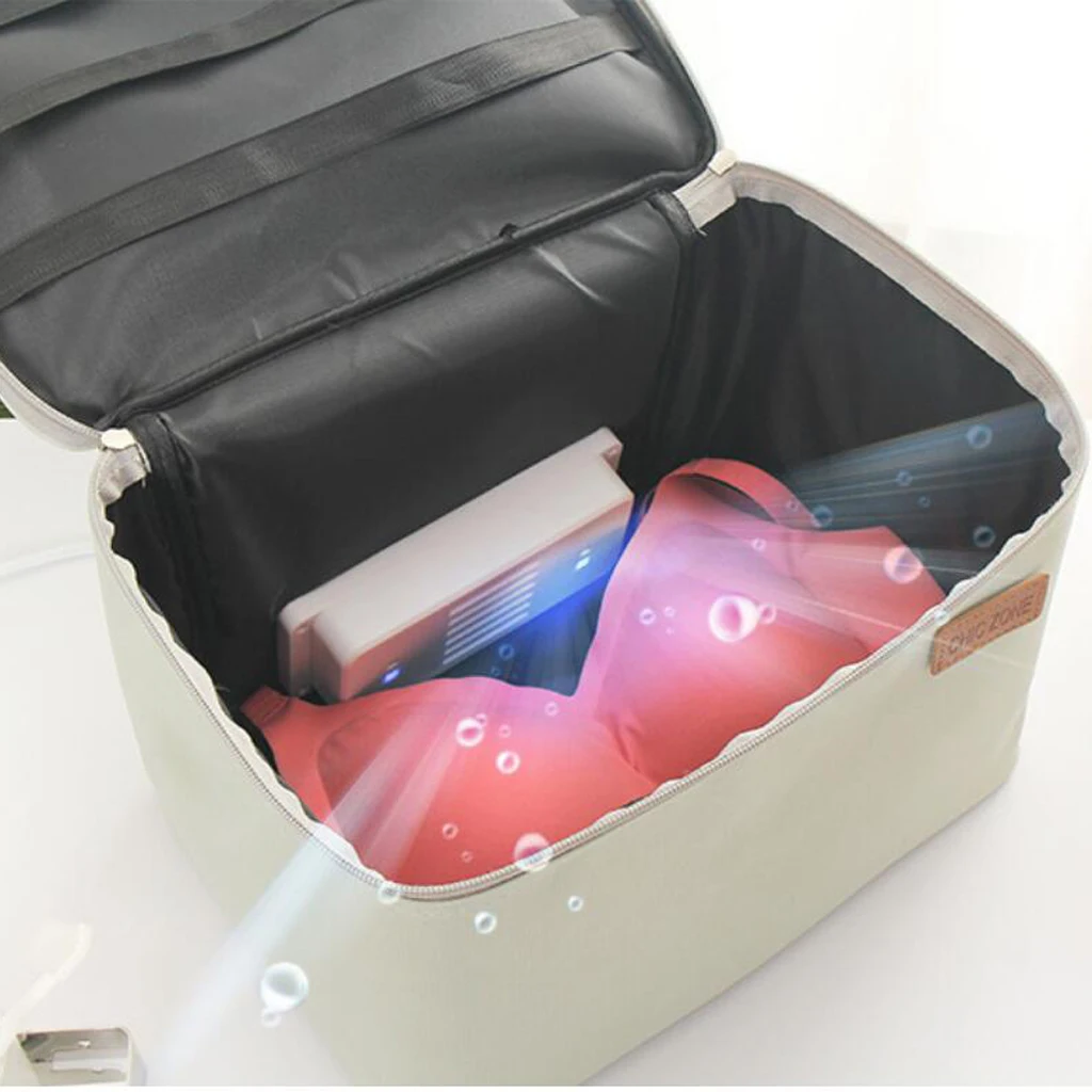 Portable UV Disinfection Bag Sterilizer Box Glasses Towel Anti-Bacteria Bag