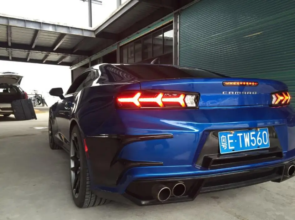 Год задний фонарь для Chevrolet Camaro задние фары автомобильные аксессуары светодиодный DRL Taillamp Для Camaro противотуманные фары