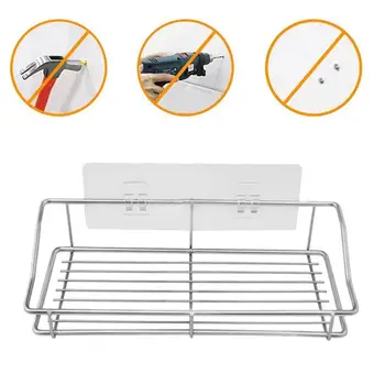 

ABS Traceless Stand Rack Toothbrush Holder Bathroom Organizer Tools Wall-Mounted Electric 1Pc Organizer Accessories D0Q3