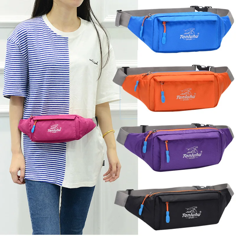

2019 New Style Sports Waist Pack Women's Multi-functional Outdoor Korean-style Cool Mobile Phone Wear-Resistant Men's Bag Fashio