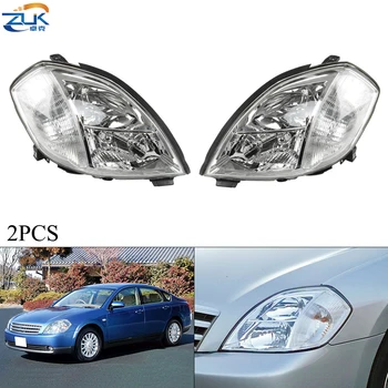 

ZUK 2PCS HID Xenon / Halogen Headlight Headlamp For Nissan TEANA MAXIMA CEFIRO J31 2004-2007 Front Bumper Head Light Head Lamp