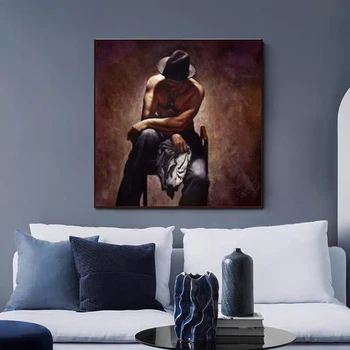 

Hamish Blakely Draws Sexy Male Dancer Oil Painting Posters Modern Wall Art Canvas Painting Unique Gift For Art Wall Home Decor